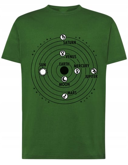 T-Shirt koszulka nadruk planety Ziemia r.3XL Inna marka