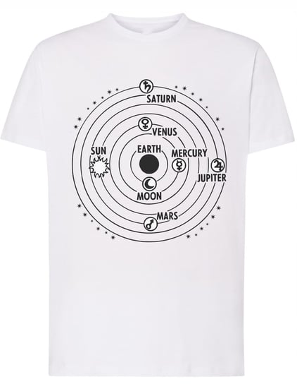 T-Shirt koszulka nadruk planety Ziemia r.5XL Inna marka