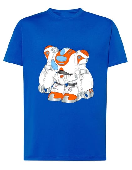 T-Shirt koszulka nadruk Robot android r.XS Inna marka