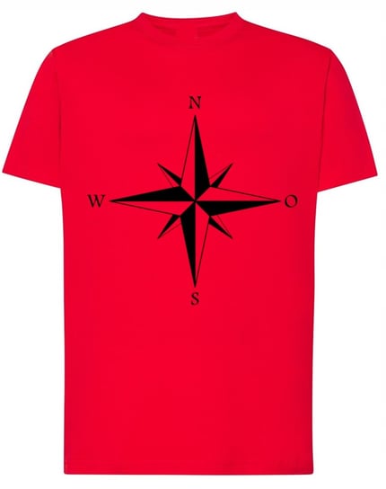 T-Shirt koszulka nadruk Róża wiatrów KOMPAS r.XS Inna marka