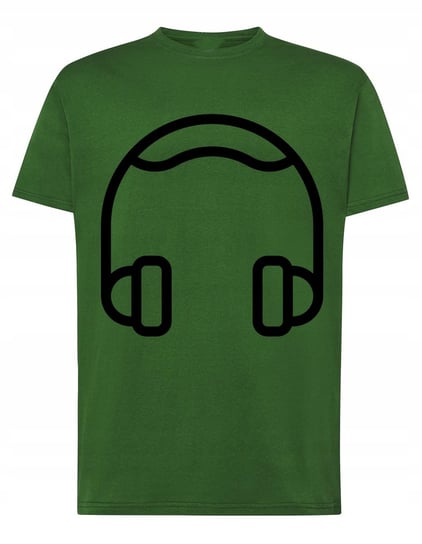 T-Shirt koszulka nadruk słuchawki muzyka r.XXL Inna marka