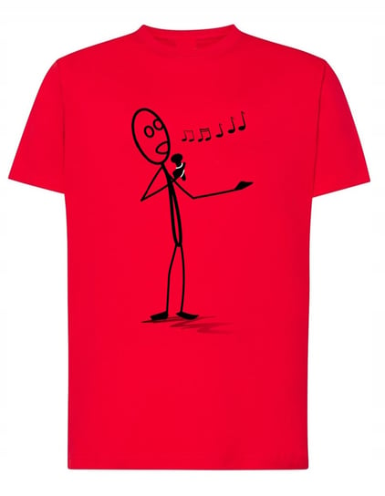 T-Shirt koszulka nadruk Śpiewak muzyka r.XXL Inna marka