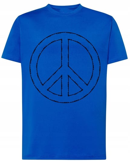 T-Shirt koszulka nadruk znak Peace Pokój r.3XL Inna marka