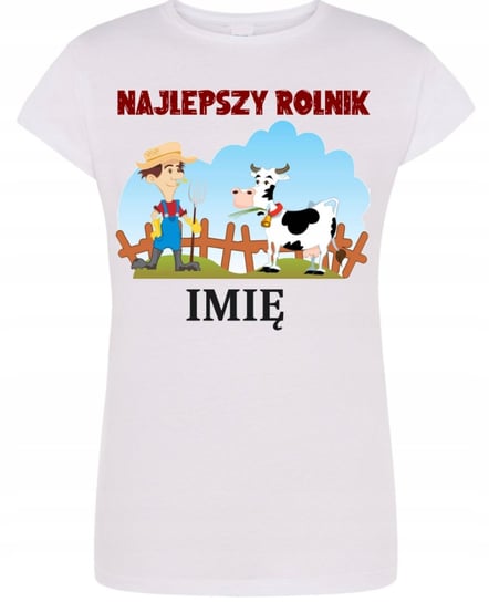 T-Shirt Koszulka Najlepszy Rolnik Twoje Imię r.L Inna marka