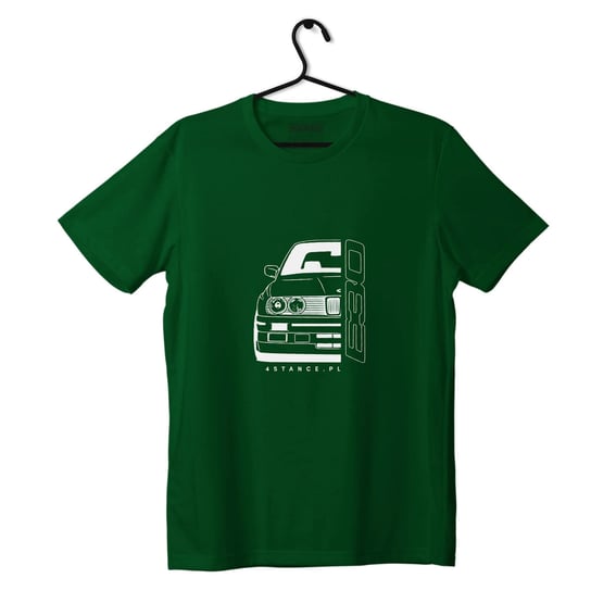 T-shirt koszulka przód BMW E30 zielona-3XL ProducentTymczasowy
