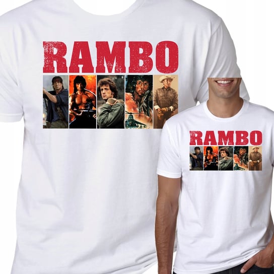 T-Shirt Koszulka Rambo Stallone Film Xxl 0750 Inna marka