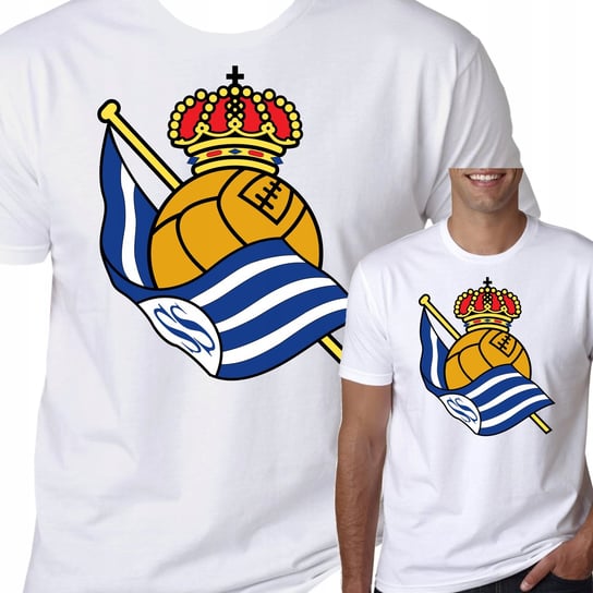 T-Shirt Koszulka Real Sociedad Prezent M 0228 Inna marka