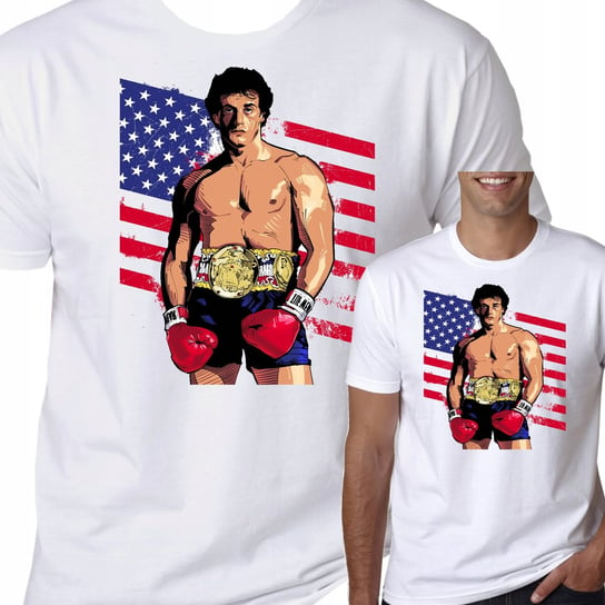 T-Shirt Koszulka Rocky Balboa Stallone Film L 0546 Inna marka