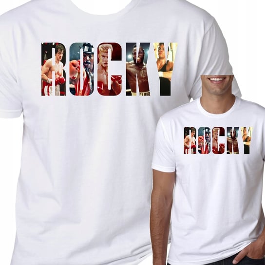 T-Shirt KOSZULKA ROCKY BALBOA STALLONE XL 0544 Inna marka