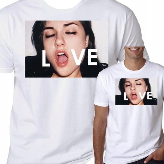 T-Shirt KOSZULKA SASHA GREY LOVE PREZENT S 0753 Inna marka