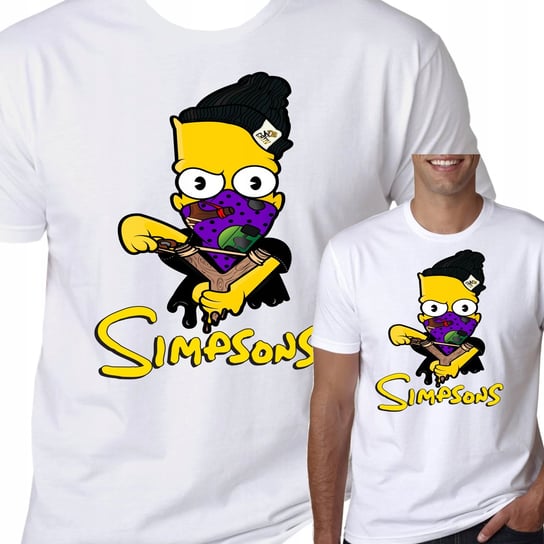 T-Shirt Koszulka Simpsons Bart Prezent Xxl 0575 Inna marka