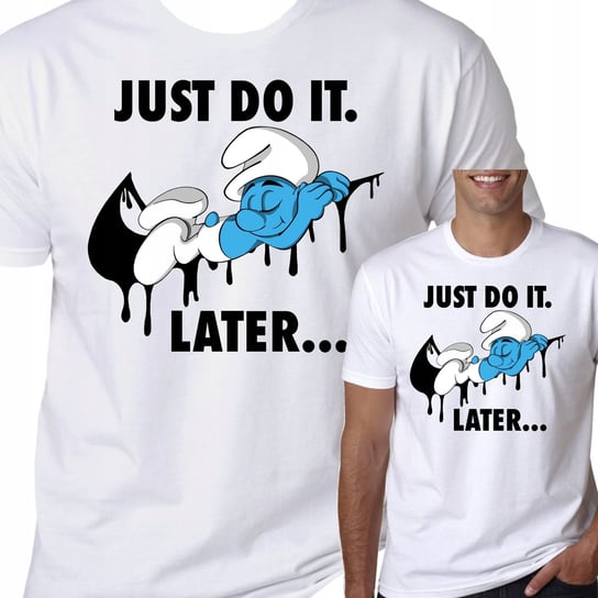 T-Shirt Koszulka Smerf Prezent Just Do It Xl 0795 Inna marka
