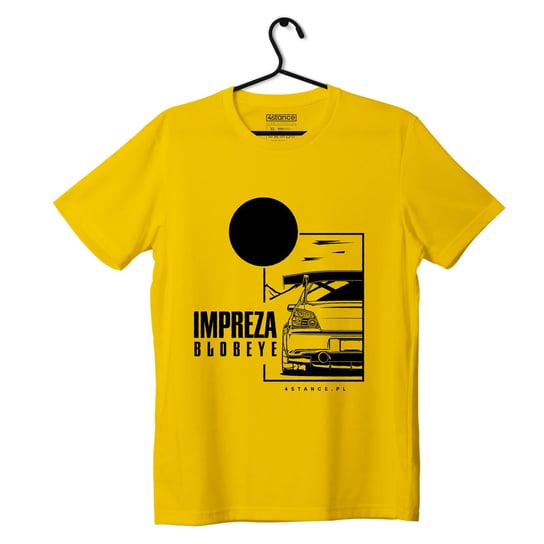 T-shirt koszulka Subaru Impreza Blobeye żółta-3XL ProducentTymczasowy