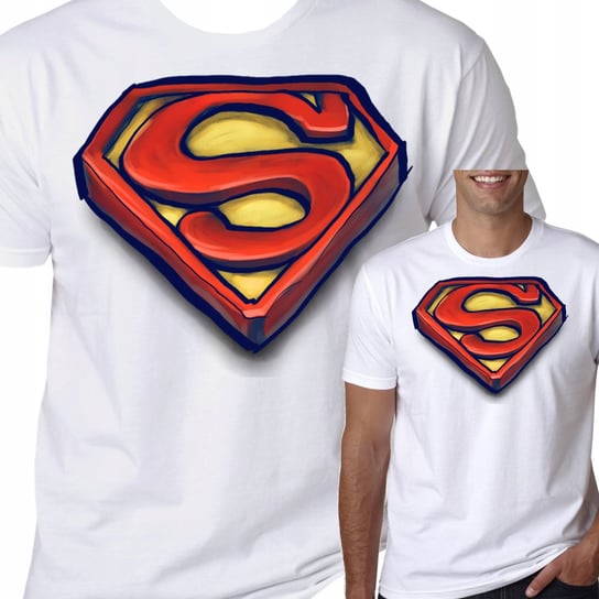 T-Shirt Koszulka Superman Marvel Prezent L 0682 Inna marka