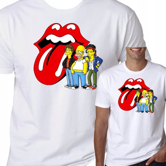 T-Shirt Koszulka The Roling Stones Simpsons M 0885 Inna marka