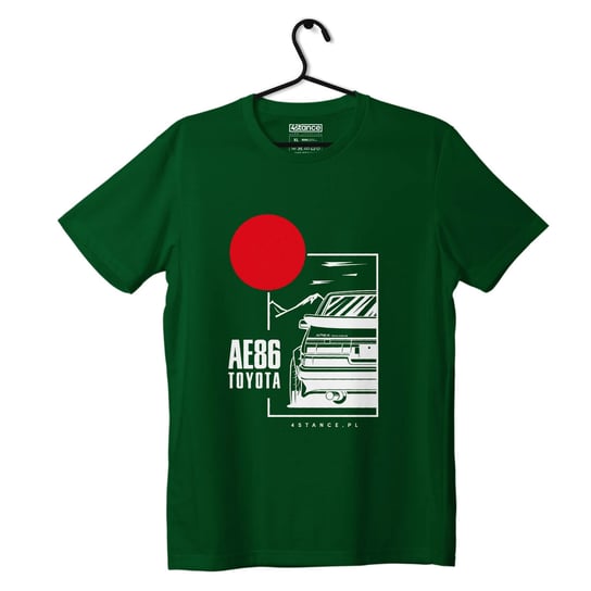 T-shirt koszulka Toyota AE86 zielona-3XL ProducentTymczasowy