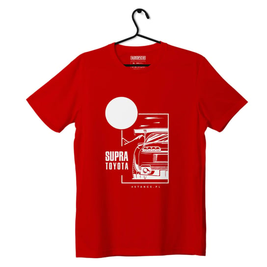 T-shirt koszulka Toyota Supra czerwona-3XL ProducentTymczasowy