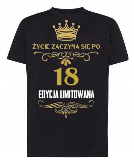 T-Shirt Koszulka Urodzinowa 18 Lat Prezent r.M Inna marka