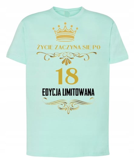 T-Shirt Koszulka Urodzinowa 18 Lat Prezent r.S Inna marka