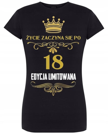 T-Shirt Koszulka Urodzinowa 18 Lat Prezent r.S Inna marka