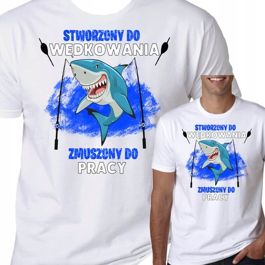 T-Shirt Koszulka Wędkarska Na Ryby Prezent L 1038 Inna marka