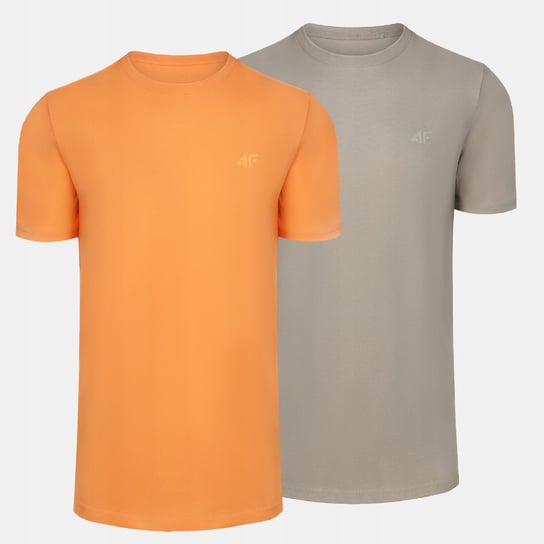 T-SHIRT MĘSKI 4F KOSZULKA BAWEŁNIANA SPORTOWA BASIC ZESTAW 2SZT KOMPLET 4F