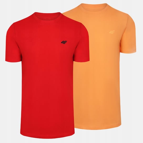 T-SHIRT MĘSKI 4F KOSZULKA BAWEŁNIANA SPORTOWA BASIC ZESTAW 2SZT KOMPLET 4F