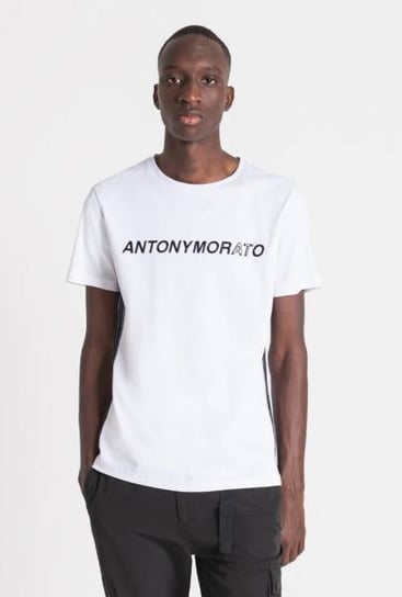 T-Shirt Męski Antony Morato Slim Fit Biały-Xxl Antony Morato