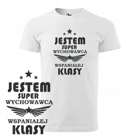 T-SHIRT MĘSKI DLA NAUCZYCIELA S KRÓTKI RĘKAW HAFT PREZENT BAWEŁNA 100% Radziszewska