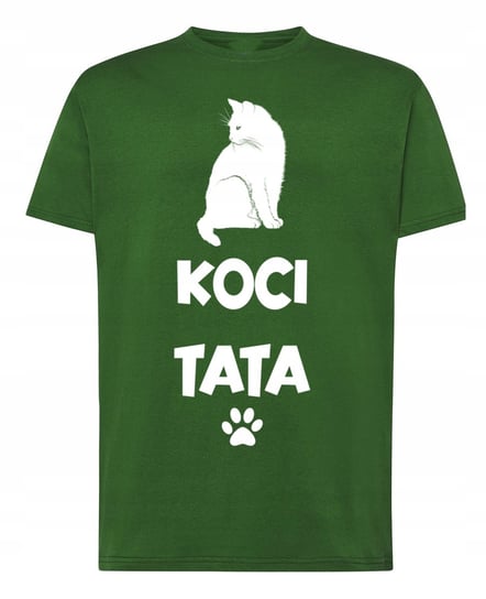 T-Shirt męski Dzień Taty Koci TATA r.S Inna marka