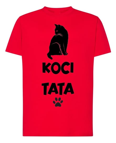 T-Shirt męski Dzień Taty Koci TATA r.XL Inna marka