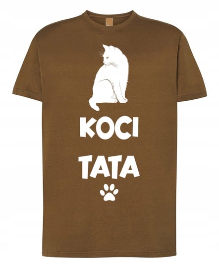 T-Shirt męski Dzień Taty Koci TATA r.XXL Inna marka