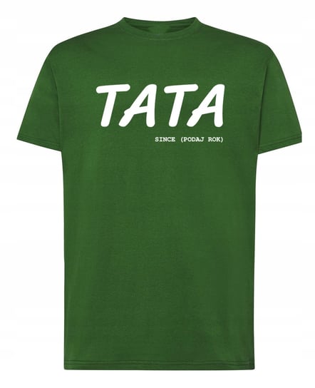 T-Shirt męski Dzień Taty TATA od + ROK r.5XL Inna marka