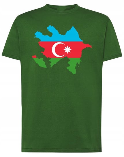 T-Shirt męski Flaga Azerbejdżan r.XS Inna marka