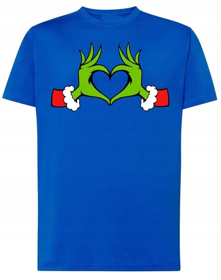 T-Shirt męski Grinch Boże Narodzenie Serce Świąteczny Prezent r.XL Inna marka