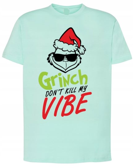 T-Shirt męski Grinch Dont Kill My Vibe Boże Narodzenie r.XL Inna marka