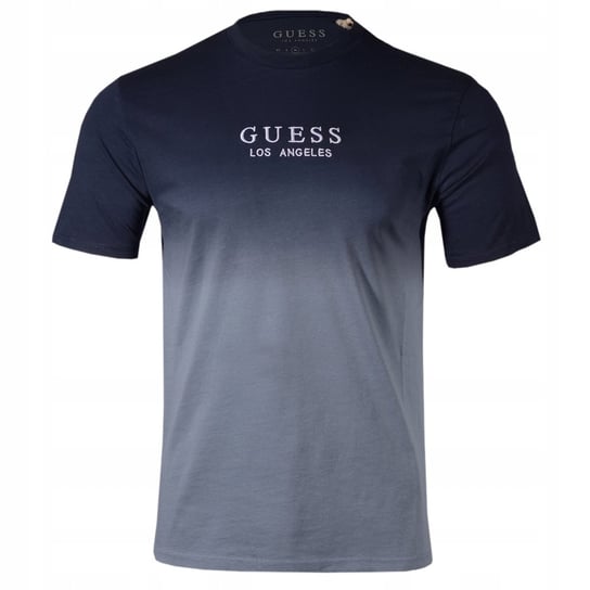 T-Shirt Męski GUESS Alessio X3RI01 KAK90 Niebieski GUESS