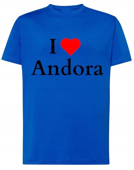 T-Shirt męski I Love Andora Kocham Andore Państwa r.3XL Inna marka