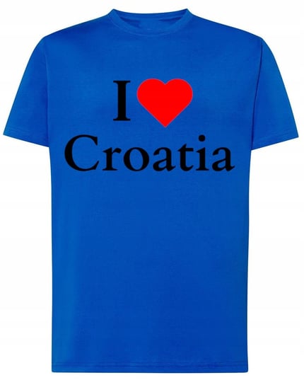 T-Shirt męski I Love Croatia Kocham Chorwacje Prezent r.XL Inna marka