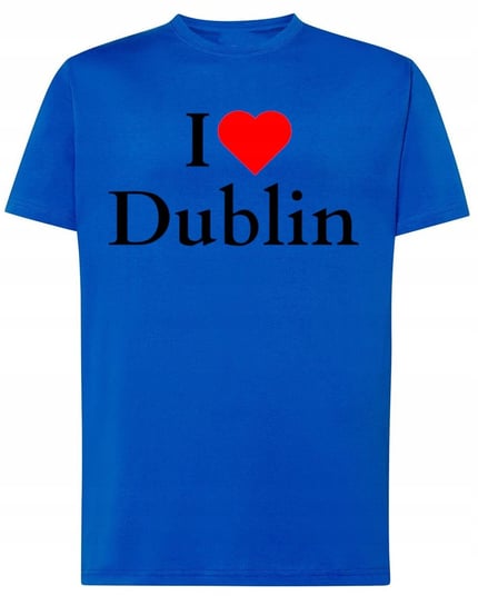 T-Shirt męski I Love Dublin Irandia Stolica Upominek r.4XL Inna marka