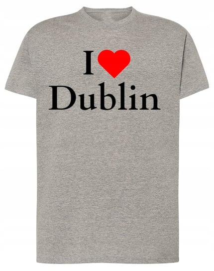 T-Shirt męski I Love Dublin Irandia Stolica Upominek r.L Inna marka