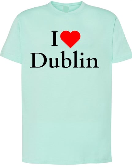 T-Shirt męski I Love Dublin Irandia Stolica Upominek r.S Inna marka