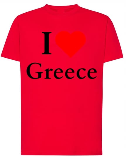 T-Shirt męski I Love Greece Kocham Grecje Upominek r.M Inna marka