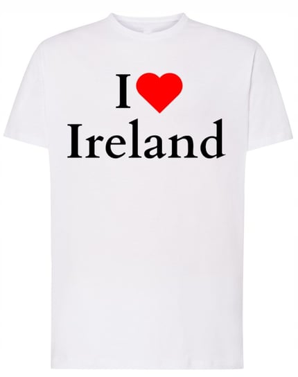 T-Shirt męski I Love Ireland Irlandia Kocham Irish r.XL Inna marka