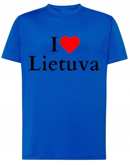 T-Shirt męski I Love Lietuva Kocham Litwe r.5XL Inna marka