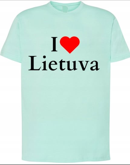 T-Shirt męski I Love Lietuva Kocham Litwe r.L Inna marka