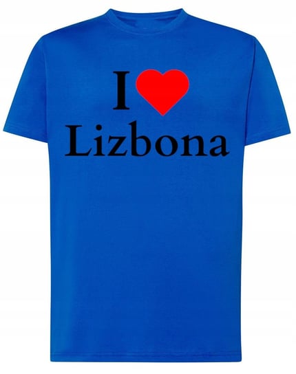 T-Shirt męski I Love Lizbona Kocham Lizbone Portugalia r.3XL Inna marka