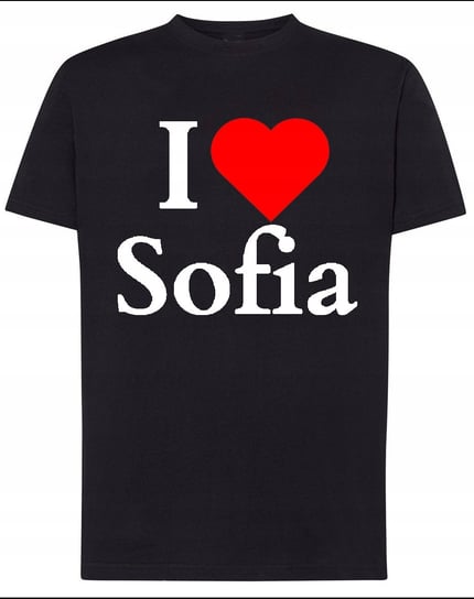 T-Shirt męski I Love Sofia Kocham Sofie Bułgaria Stolica r.S Inna marka