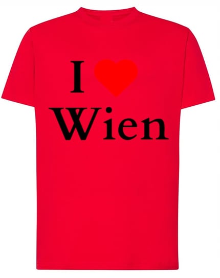 T-Shirt męski I Love Wien Kocham Wiedeń Austria r.M Inna marka