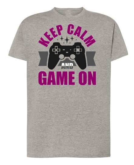 T-Shirt męski Keep Calm Game On r.XXL Inna marka